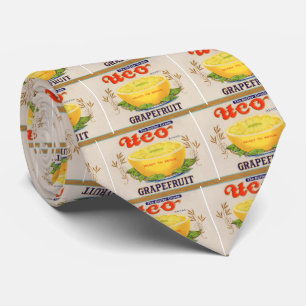 Uco-Markenzeichen Grapefruit-Zeichen der 30er Jahr Krawatte