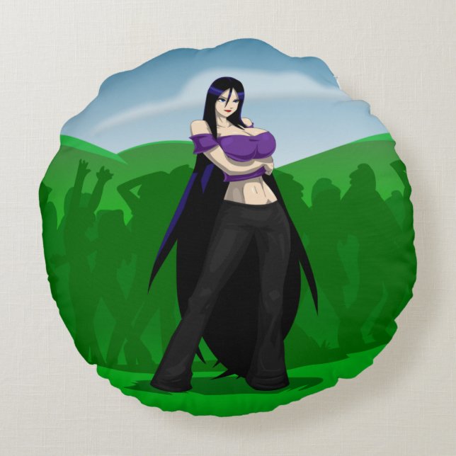 Ucogi/Alice Rundes Kissen (Rückseite)