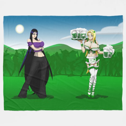 Ucogi und Alice Fleece Blanket (Vorderseite (Horizontal))