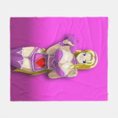 Ucogi Valentine Fleece Blanket (Vorderseite (Horizontal))