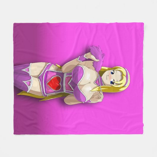 Ucogi Valentine Fleece Blanket (Vorderseite (Horizontal))