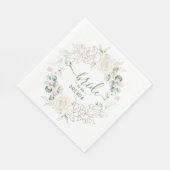 Ucoliptice-Blätter und Rosenkranz Serviette (Ecke)