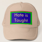 ! UCreate Hate wird gelehrt Truckerkappe (Vorderseite)