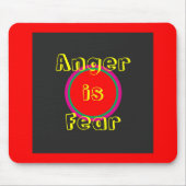 ! UCreate Wut ist Angst Mousepad (Vorne)