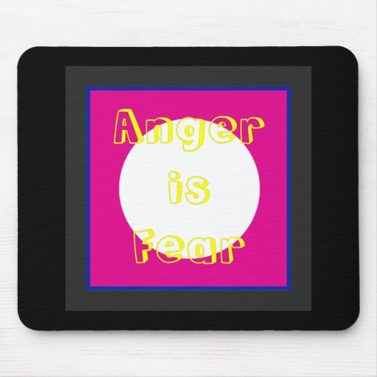 ! UCreate Wut ist Angst Mousepad (Vorne)