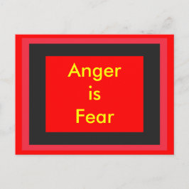 ! UCreate Wut ist Angst Postkarte