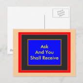 ! UCreate Zazzle - Frag, dass Sie das MUSEUM erhal Postkarte (Vorne/Hinten)