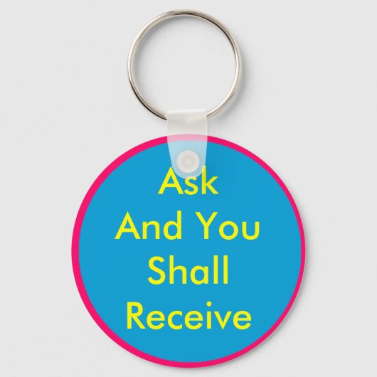 ! UCreate Zazzle - Frag, dass Sie das MUSEUM erhal Schlüsselanhänger (Vorderseite)