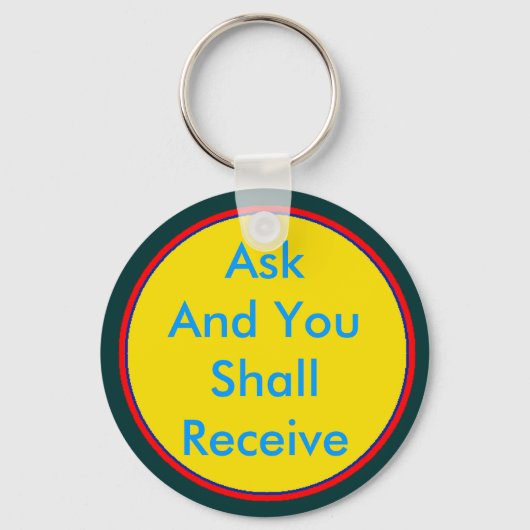 ! UCreate Zazzle - Frag, dass Sie das MUSEUM erhal Schlüsselanhänger (Vorderseite)