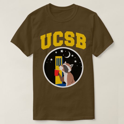 UCSB RaccoonTShirt T-Shirt (Design vorne)