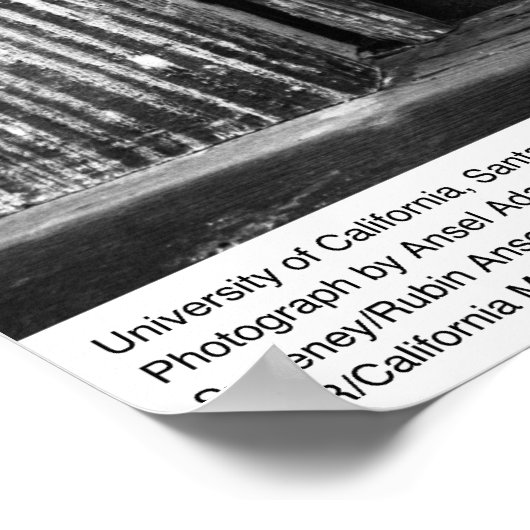 UCSC Architectural Detail, ca. 1967 Poster (Ecke)