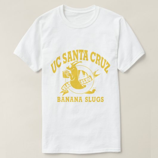 UCSC Santa Cruz Banana Slugs T-Shirt (Design vorne)