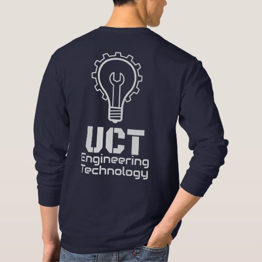 UCT_ENGINEERING T-Shirt für Langschläfer (Rückseite)