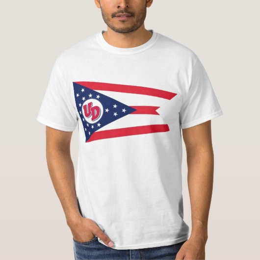 UD OHIO FLAGGE T-Shirt (Vorderseite)