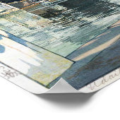 Udaipur Castle, Indien, Hiroshi Yoshida Poster (Ecke)