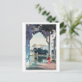 Udaipur Castle, Indien, Hiroshi Yoshida Postkarte (Stehend Vorderseite)