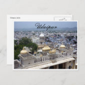 Udaipur india postkarte (Vorne/Hinten)