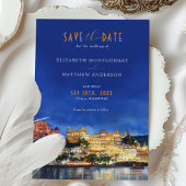 Udaipur Rajasthan India Save the Date Zielort Einladung