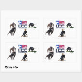 UDC IPO-Aufkleber Rechteckiger Aufkleber (Blatt)