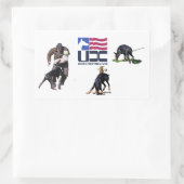 UDC IPO-Aufkleber Rechteckiger Aufkleber (Tasche)