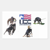 UDC IPO-Aufkleber Rechteckiger Aufkleber (Vorderseite)