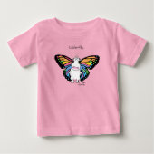 UDDERFLY von Sandra Boynton Baby T-shirt (Vorderseite)