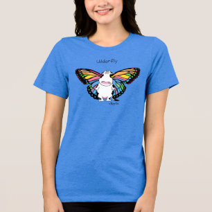 UDDERFLY von Sandra Boynton Tri-Blend Shirt