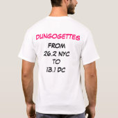 Udderless Running Cow T-Shirt (Rückseite)
