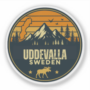 Uddevalla, Schweden Sverige Aufkleber