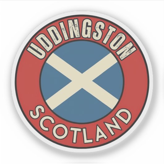 Uddingston, Schottland Aufkleber (Vorderseite)