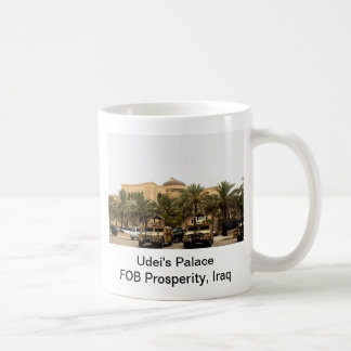 Udei; s-Palast, FOB-Wohlstand, der Irak Kaffeetasse