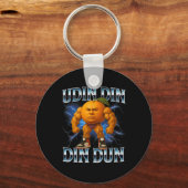 Udin Din Dun Funny Italienisch Brainrot Meme Bodyb Schlüsselanhänger (Vorderseite)