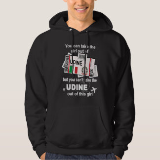 Udine Bordkarte Udine Mädchen Udine Hoodie