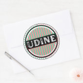 Udine City Pride Emblem – Italian Identity Runder Aufkleber (Umschlag)