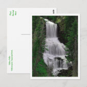 Udine Falls, Yellowstone Park, Wyoming Postcard Postkarte (Vorne/Hinten)
