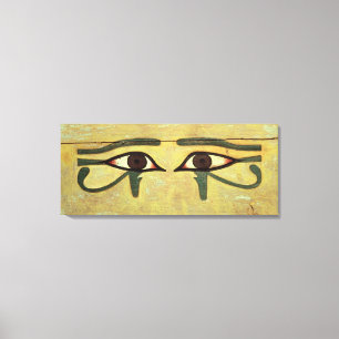 Udjat Eyes on a Coffin, Middle Kingdom Leinwanddruck