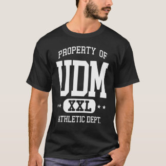 UDM Retro-Abteilung für Sporteigenschaften T-Shirt