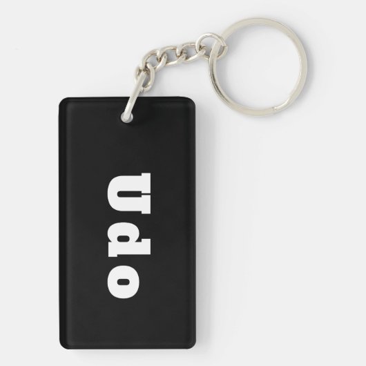 Udo Schlüsselanhänger (Rückseite)