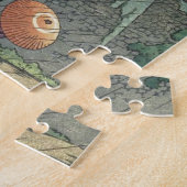 Udo Turm, Kumamoto-Schloss im Regen - Kawase Hasui Puzzle (Seite)