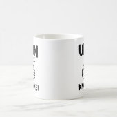 Udon kenne mich kaffeetasse (Mittel)