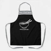 Udon Know Me Funny Noodle Graphic Apron Schürze (Vorderseite)