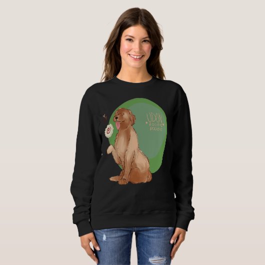 Udon Noodle Poodle Sweatshirt (Vorne ganz)