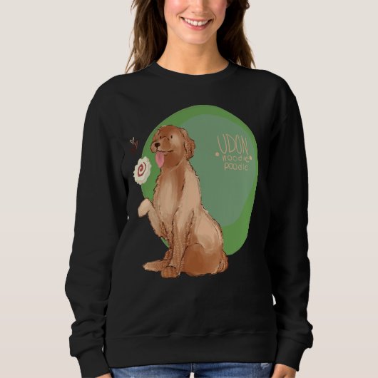 Udon Noodle Poodle Sweatshirt (Vorderseite)