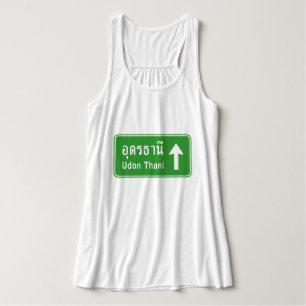 Udon Thani Voraus ⚠ Thai Verkehrsschild ⚠ Tank Top