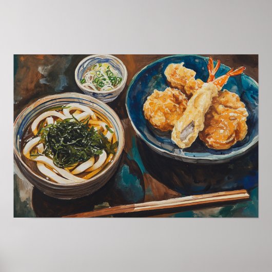 Udon und Shrimp Poster (Vorne)