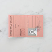 UdSSR 1974 Reisepass Karte (Innenseite)