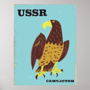 UdSSR-Adler Vintage-Reiseposter Poster
