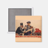 UdSSR CCCP Kalter Krieg Sowjetunion Gewerkschaft P Magnet (Vorderseite/Rückseite)