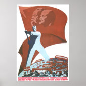UdSSR CCCP Kalter Krieg Sowjetunion Gewerkschaft P Poster (Vorne)