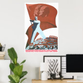 UdSSR CCCP Kalter Krieg Sowjetunion Gewerkschaft P Poster (Heimbüro)
